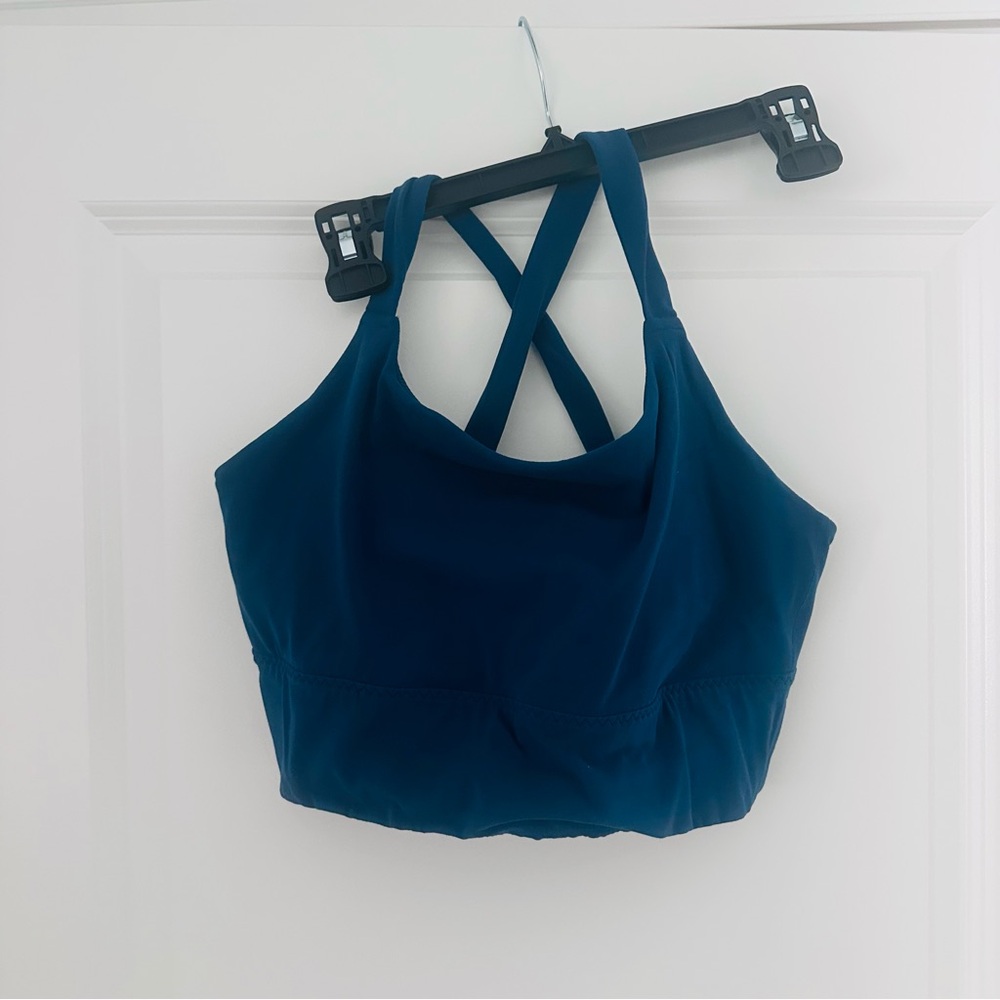 Athleta Deep Teal Athletic Sports Bra